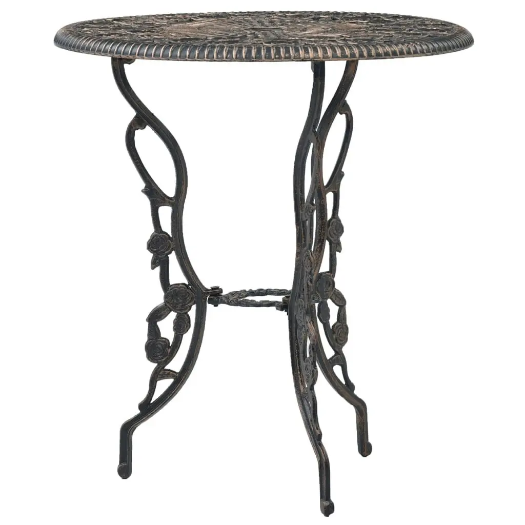 3 Piece Bistro Set Cast Aluminium 47858