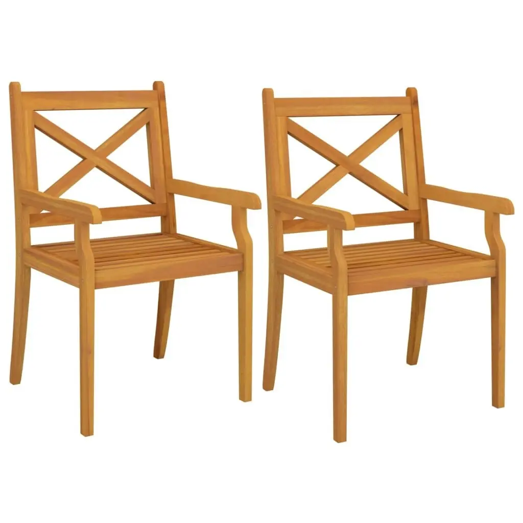 3 Piece Garden Dining Set Solid Wood Acacia 3057999