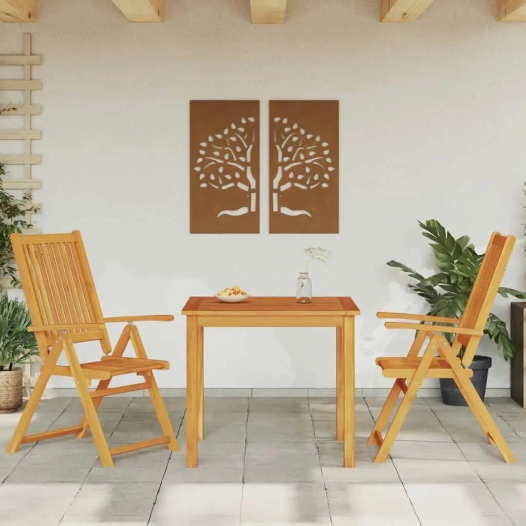 3 Piece Garden Dining Set Solid Wood Acacia 3295260