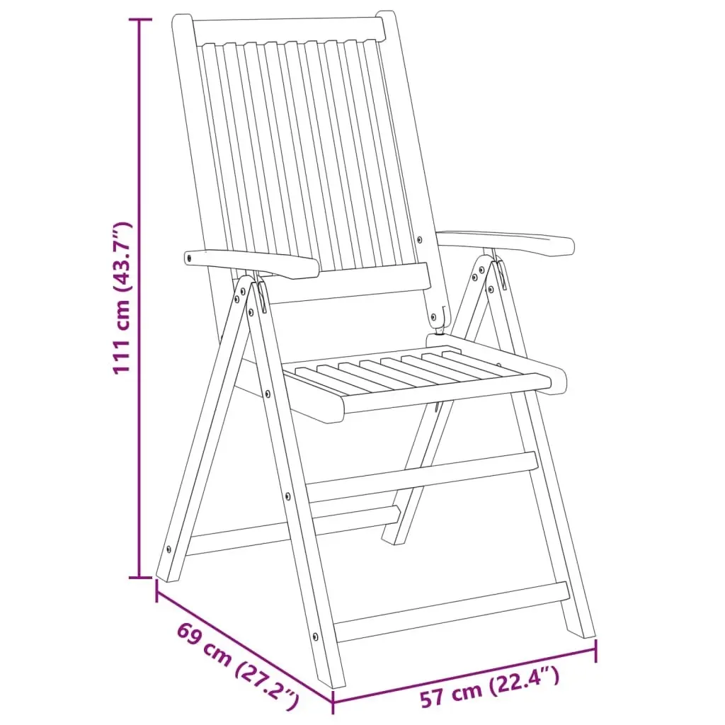 3 Piece Garden Dining Set Solid Wood Acacia 3295260