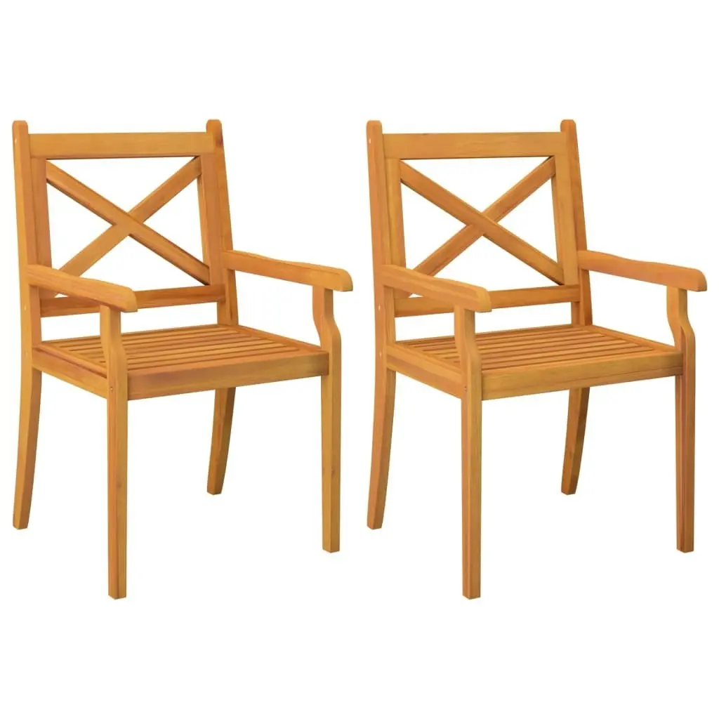 3 Piece Garden Dining Set Solid Wood Acacia 3057997