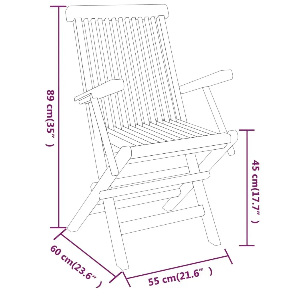 3 Piece Garden Dining Set Solid Wood Teak 3087191