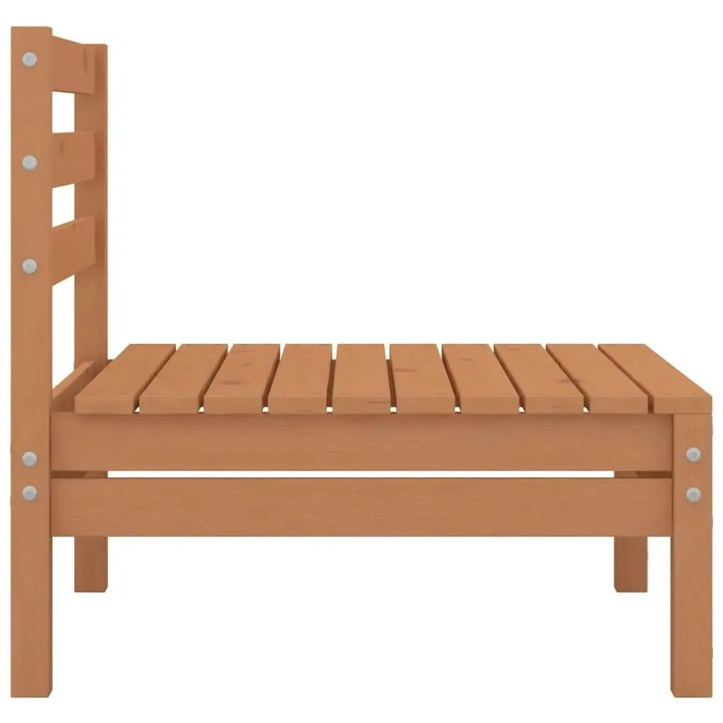 3 Piece Garden Lounge Set Honey Brown Solid Wood Pine 3082380