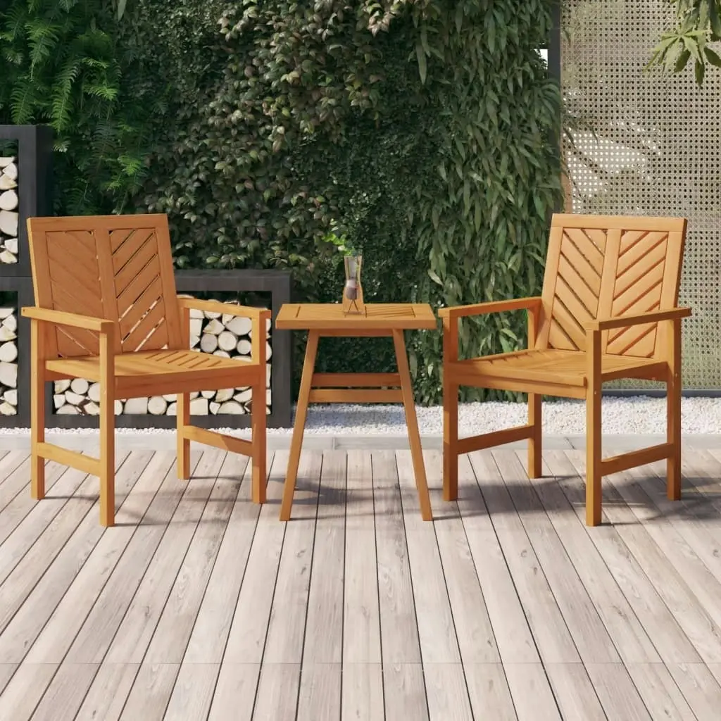 3 Piece Garden Lounge Set Solid Wood Acacia 362230