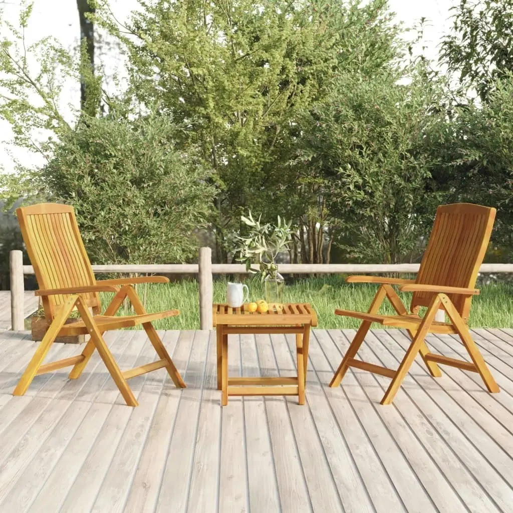 3 Piece Garden Lounge Set Solid Wood Teak 3187811