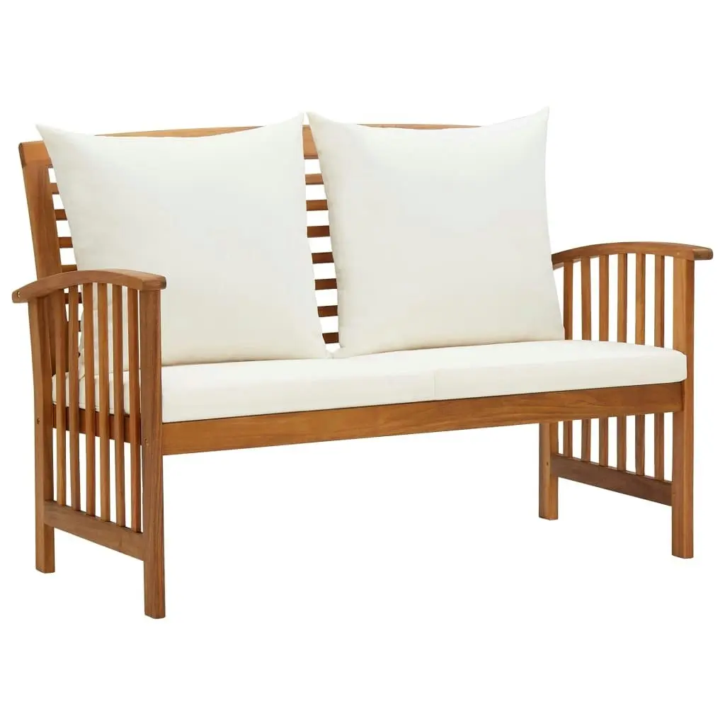 3 Piece Garden Lounge Set with Cushions Solid Acacia Wood 3057976