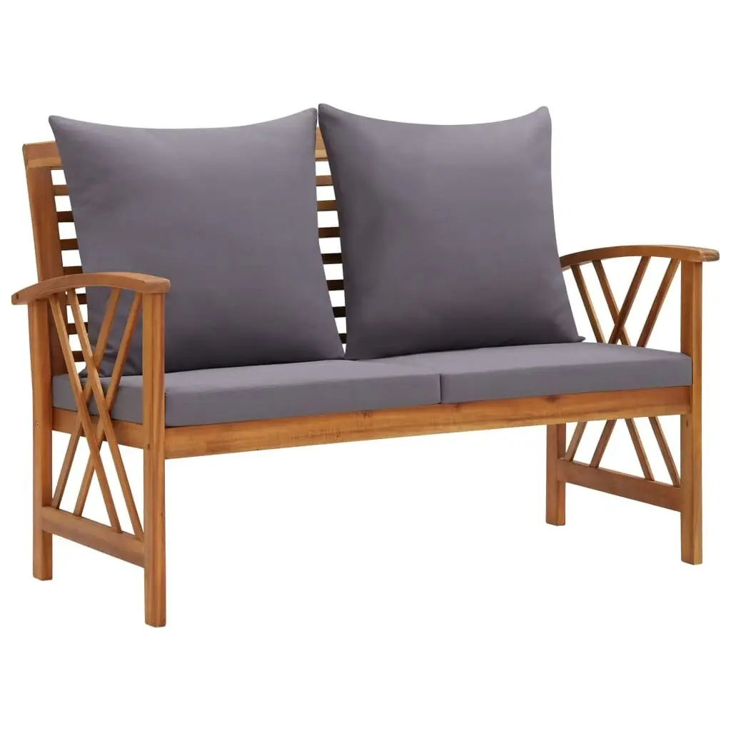 3 Piece Garden Lounge Set with Cushions Solid Acacia Wood 3057992