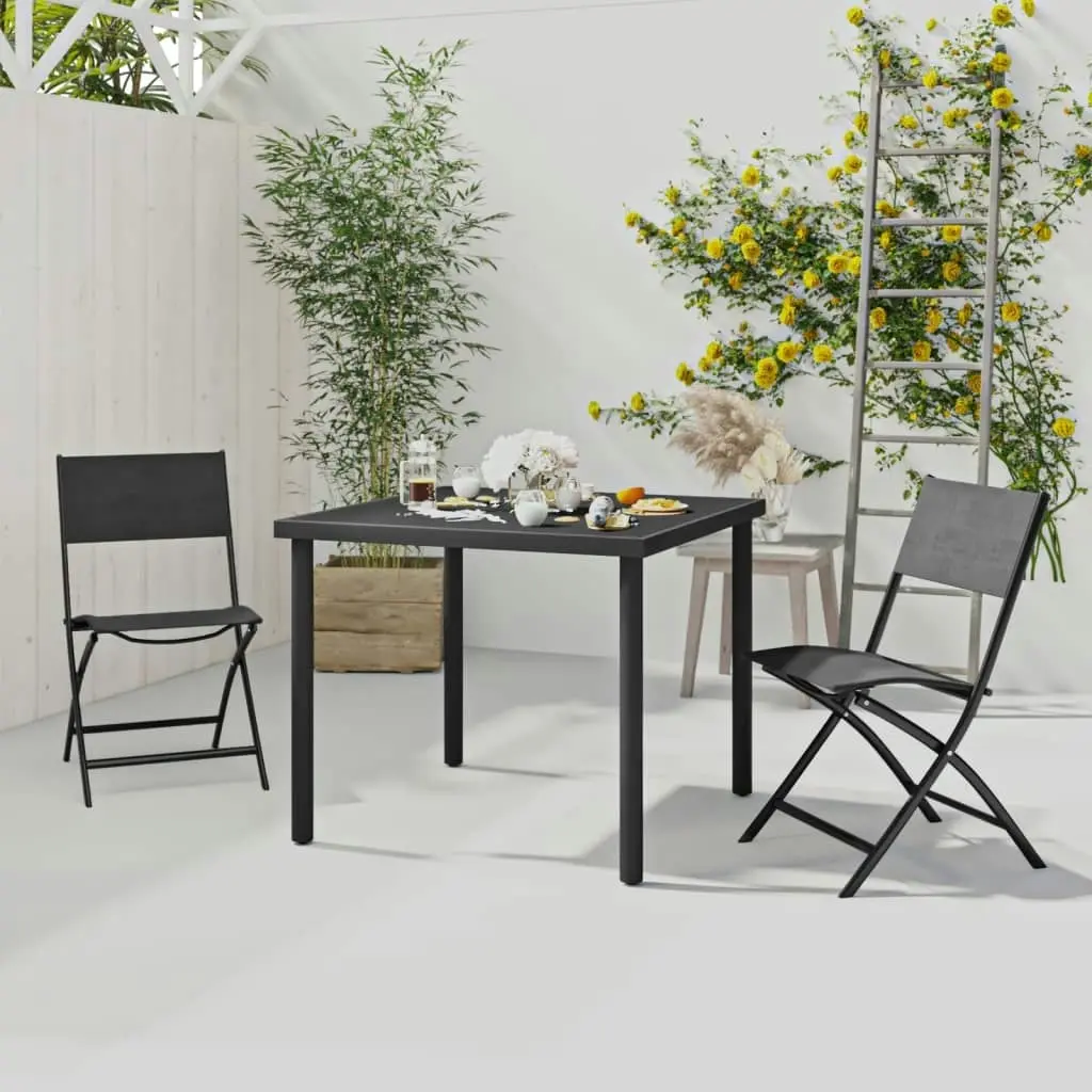 3 Piece Outdoor Dining Set Steel 3073512