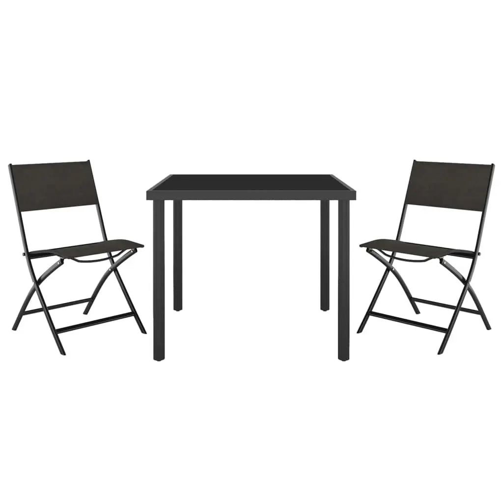 3 Piece Outdoor Dining Set Steel 3073512