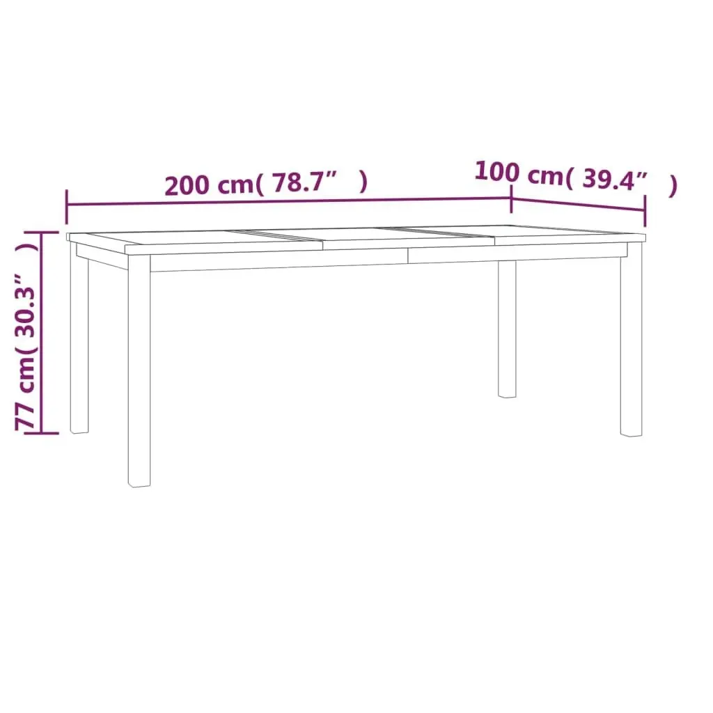 4 Piece Garden Dining Set Solid Wood Teak 3157172