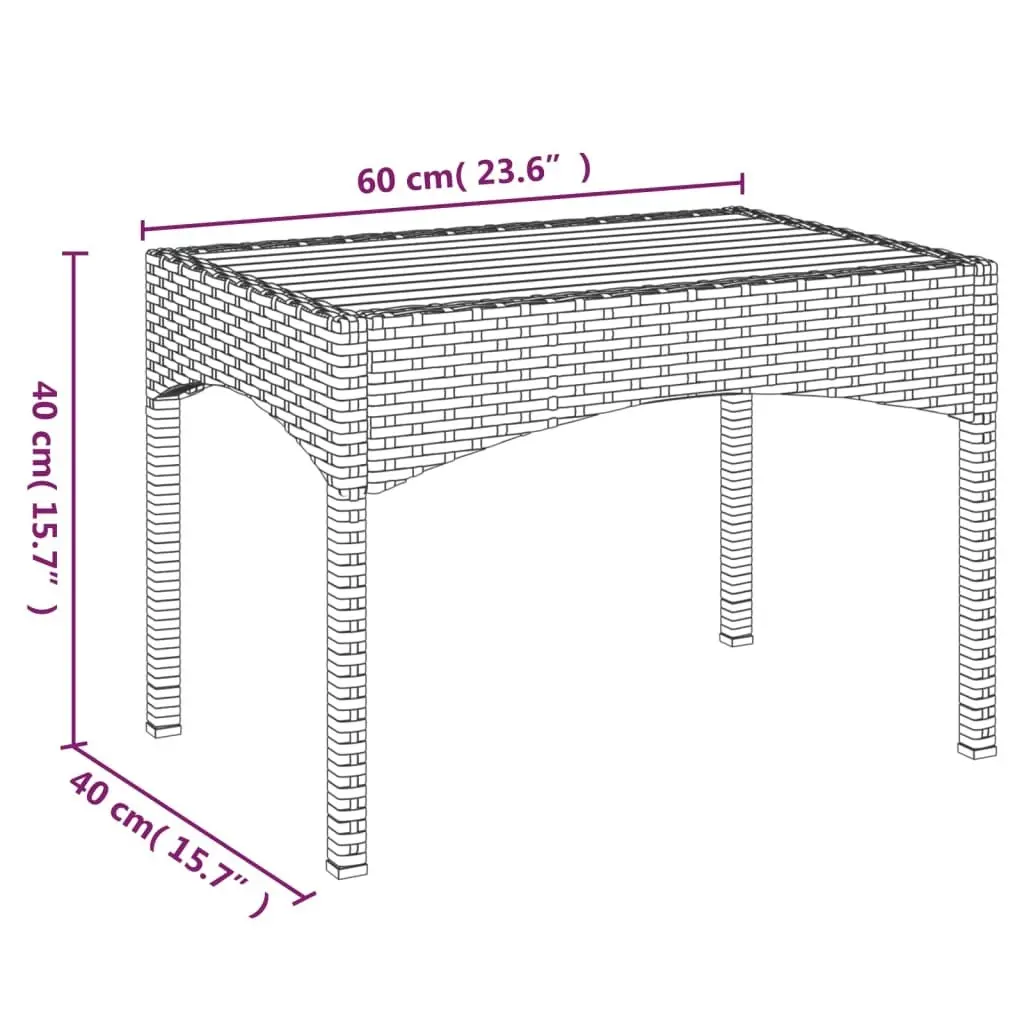 4 Piece Garden Dining Set with Cushions Grey Poly Rattan 3185083