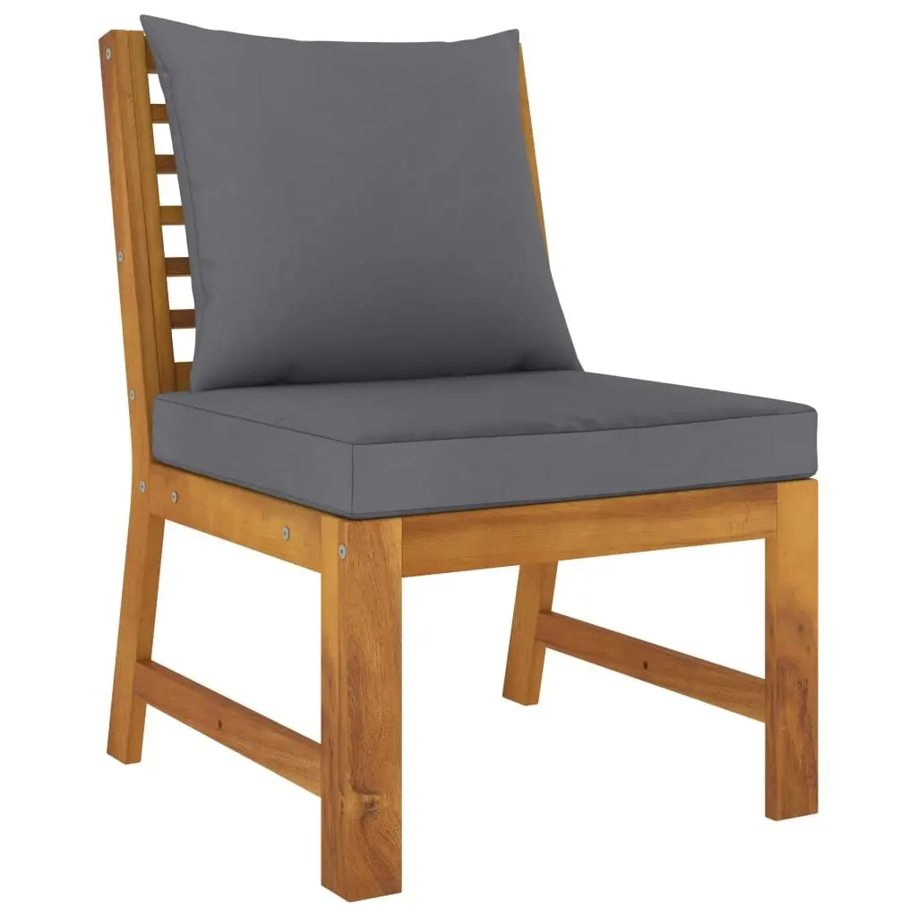 4 Piece Garden Lounge Set with Cushion Solid Acacia Wood 3057779