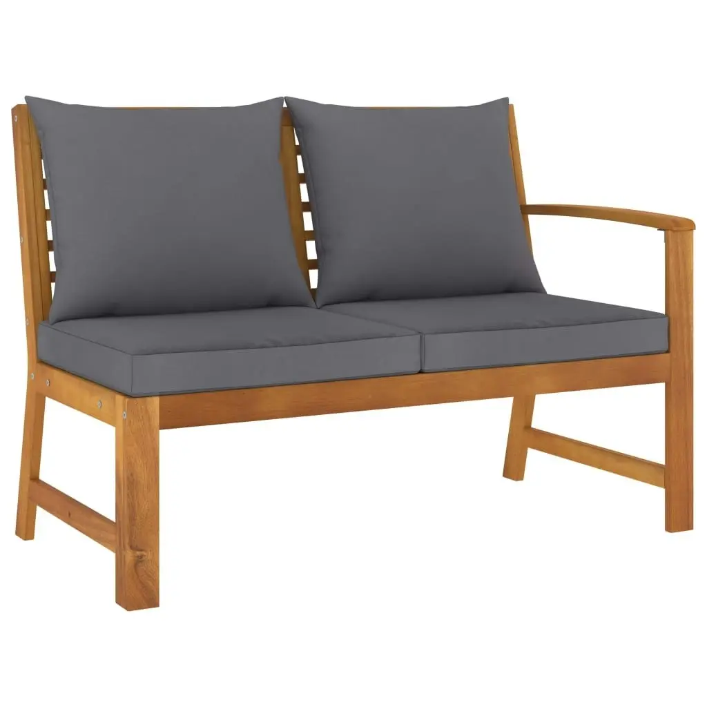 4 Piece Garden Lounge Set with Cushion Solid Acacia Wood 3057779