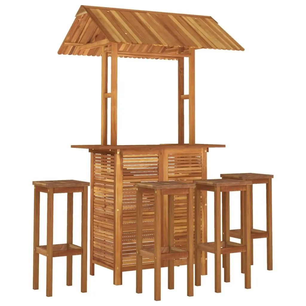 5 Piece Garden Bar Set Solid Wood Acacia 3116009