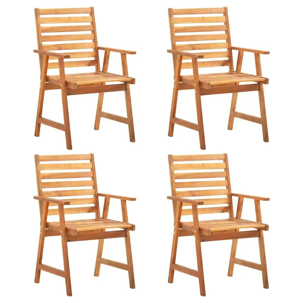 5 Piece Garden Dining Set Solid Wood Acacia 3087136