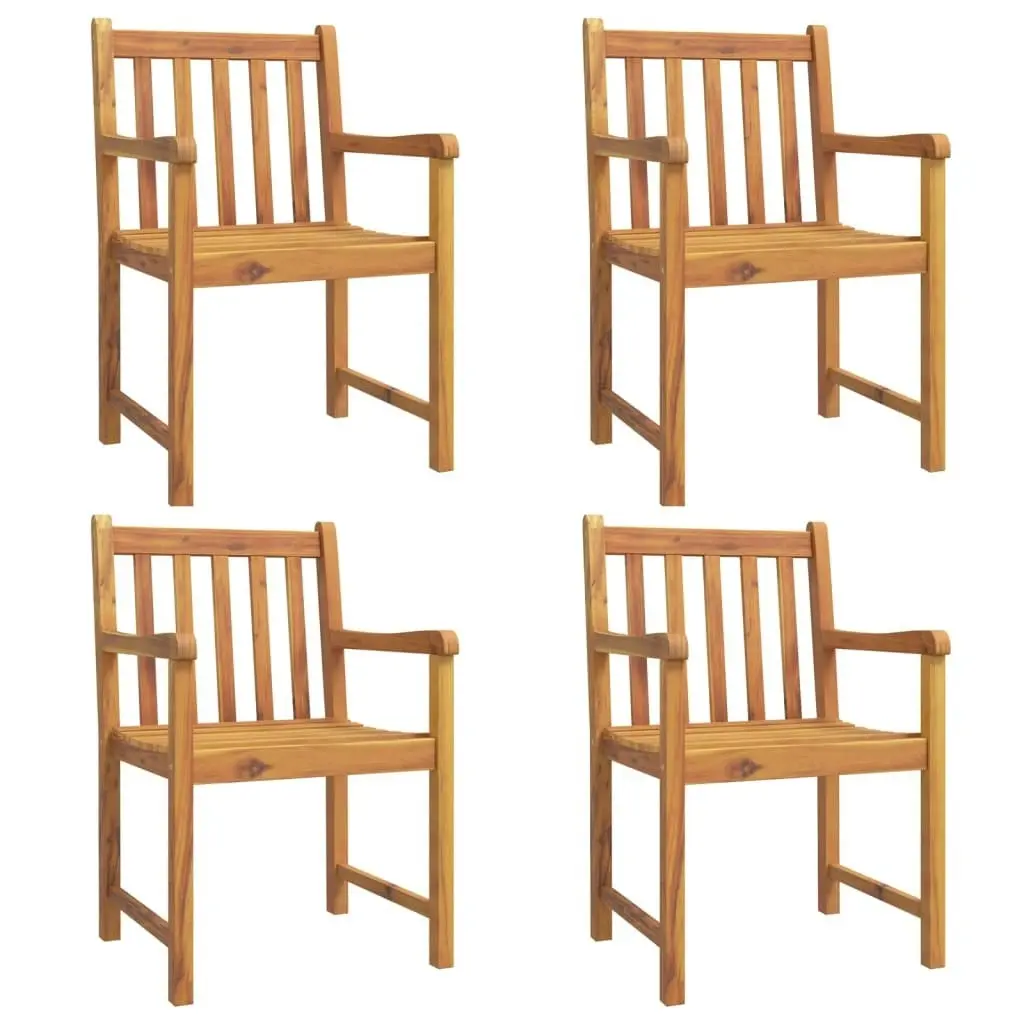 5 Piece Garden Dining Set Solid Wood Acacia 3206277