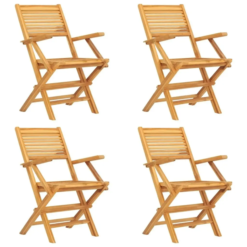 5 Piece Garden Dining Set Solid Wood Teak 3155041