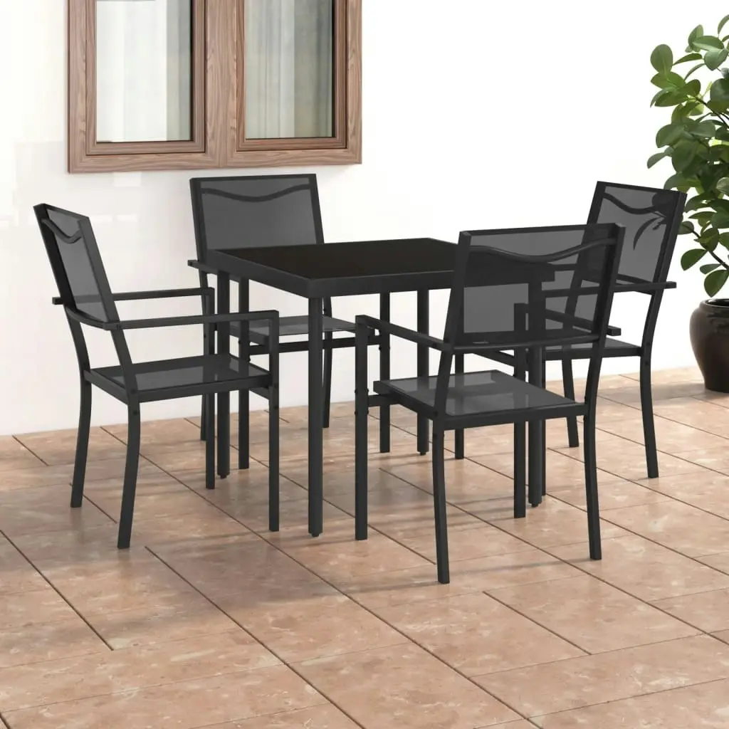 5 Piece Outdoor Dining Set Steel 3073523