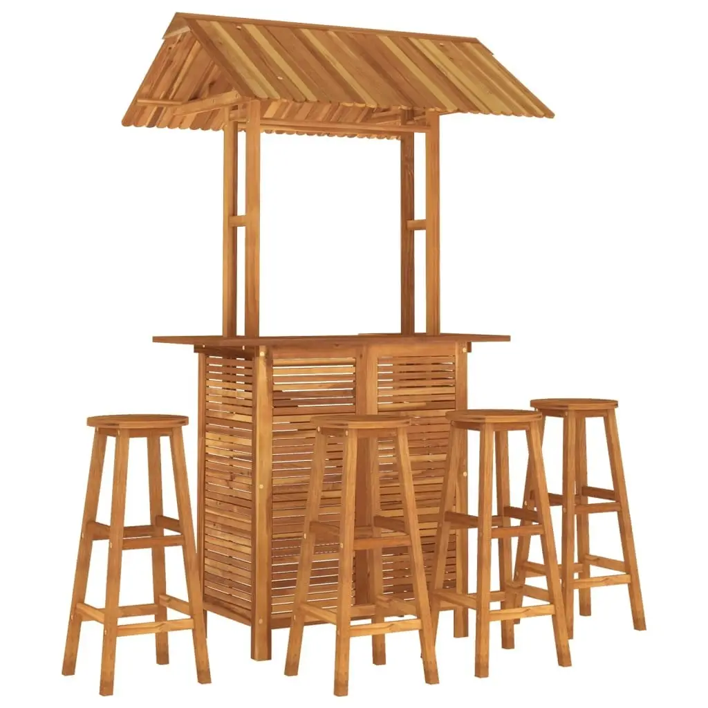 5 Piece Garden Bar Set Solid Wood Acacia 3116007