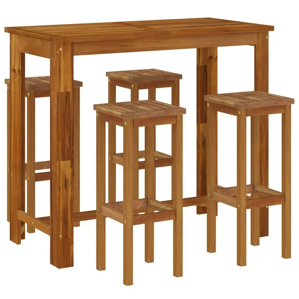 5 Piece Garden Bar Set Solid Wood Acacia 3116018