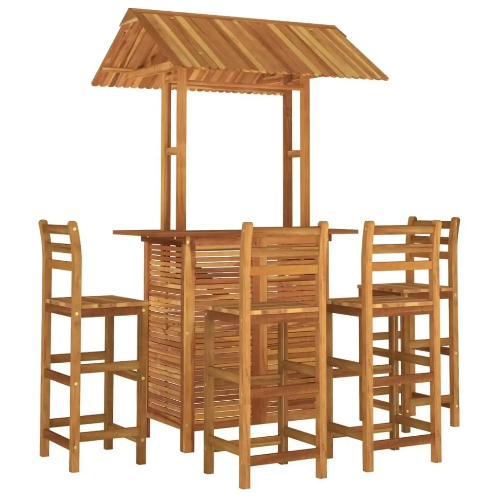 5 Piece Garden Bar Set Solid Wood Acacia 3116005