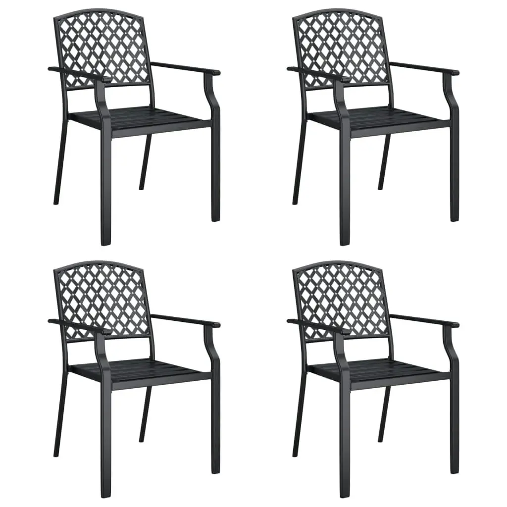 5 Piece Garden Dining Set Anthracite Steel 3188002