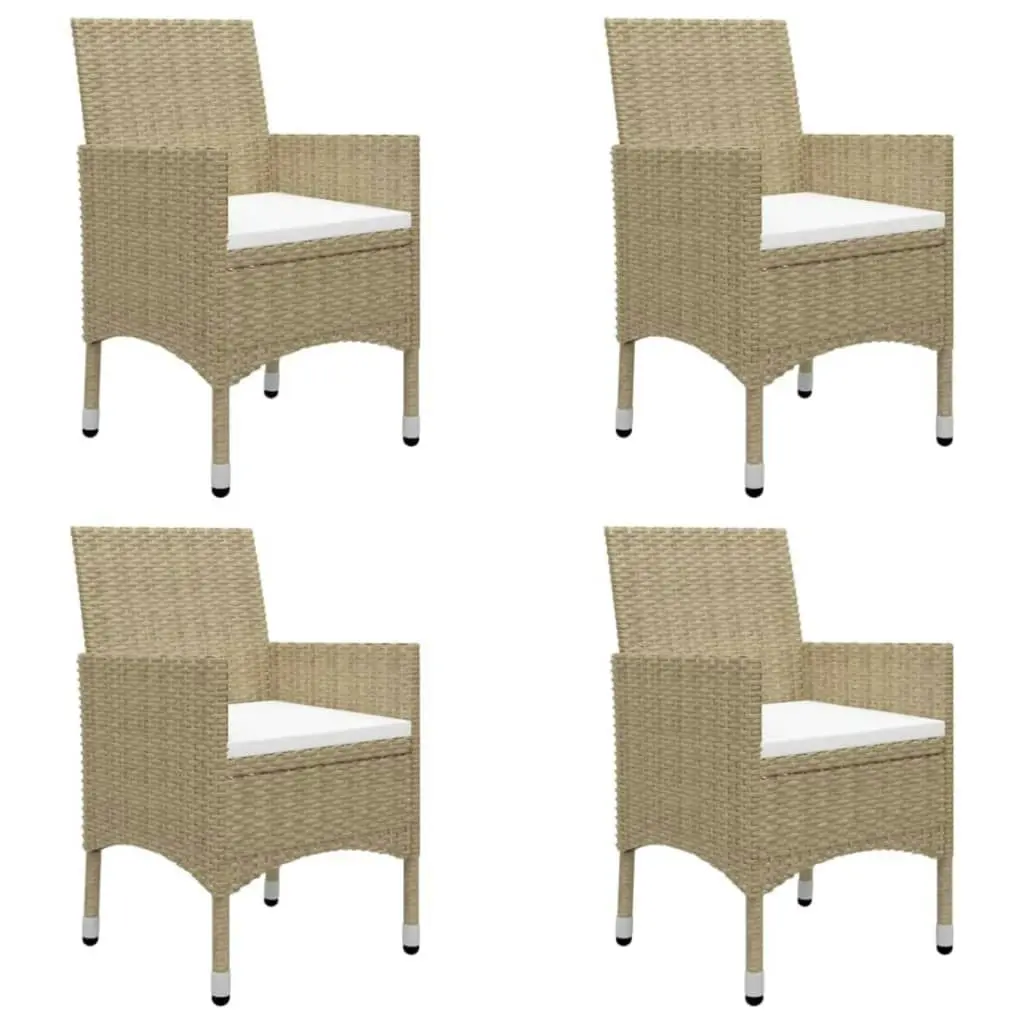 5 Piece Garden Dining Set Beige 3068737