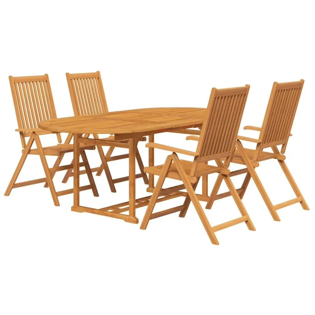 5 Piece Garden Dining Set Solid Acacia Wood 3058011