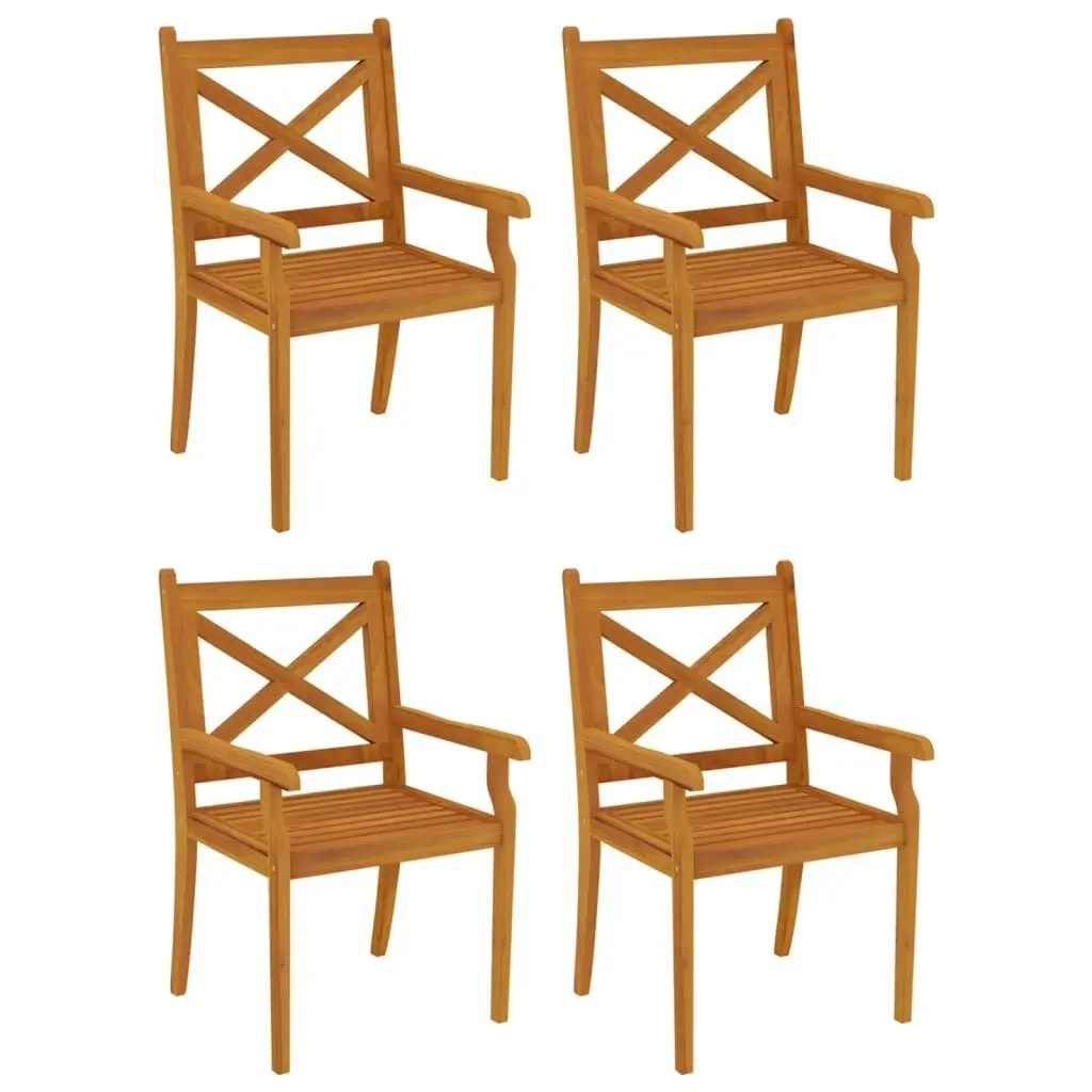 5 Piece Garden Dining Set Solid Wood Acacia 3058003