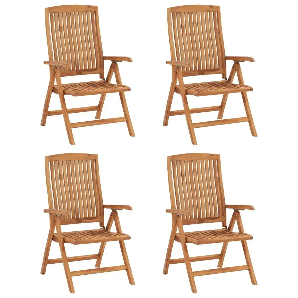 5 Piece Garden Dining Set Solid Teak Wood 3059533