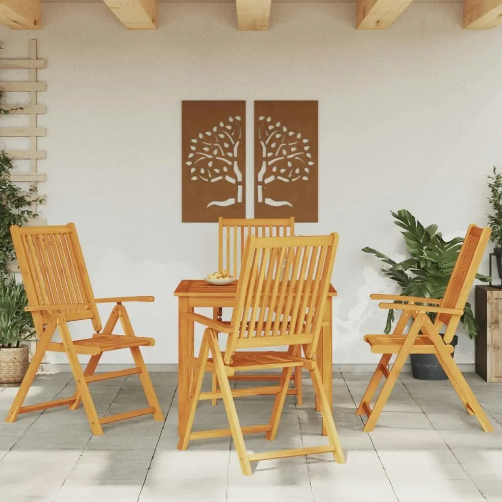 5 Piece Garden Dining Set Solid Wood Acacia 3295261