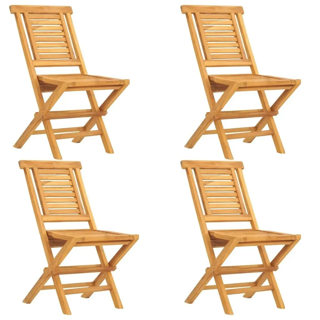 5 Piece Garden Dining Set Solid Wood Teak 3155025