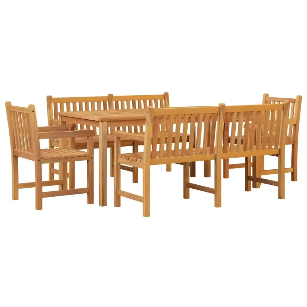 5 Piece Garden Dining Set Solid Wood Teak 3157170