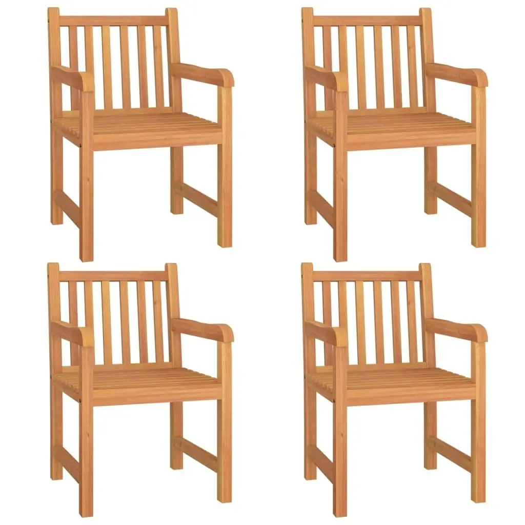 5 Piece Garden Dining Set Solid Wood Teak 3157147