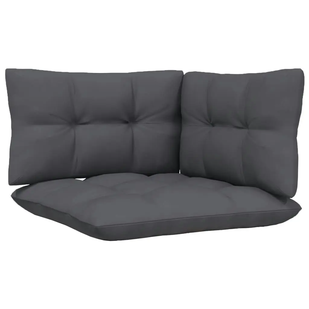 6 Piece Garden Lounge Set with Anthracite Cushions Pinewood 3096113