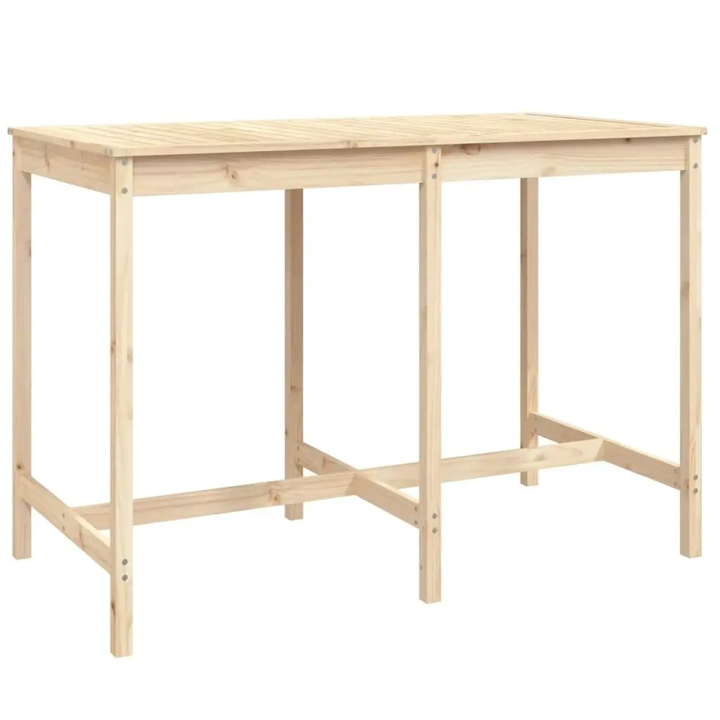 7 Piece Garden Bar Set Solid Wood Pine 3154755