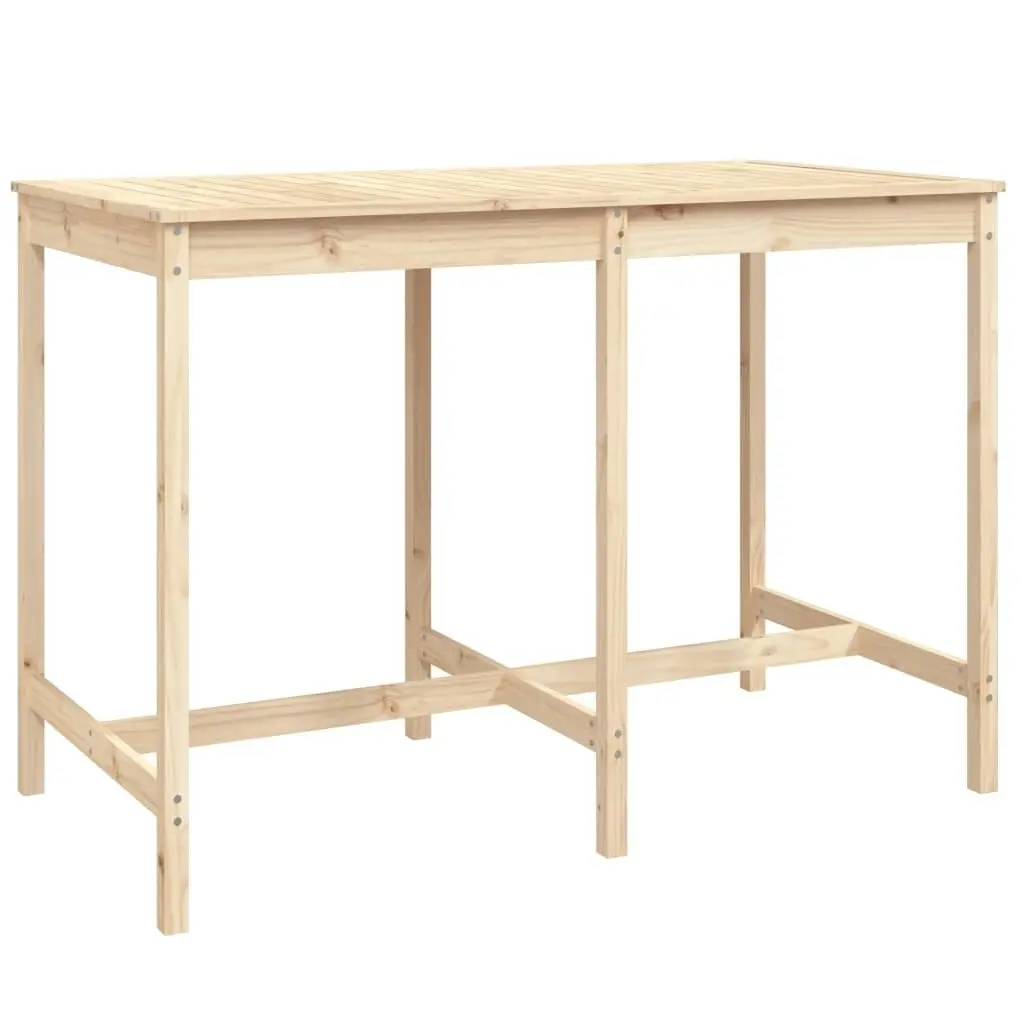 7 Piece Garden Bar Set Solid Wood Pine 3154760