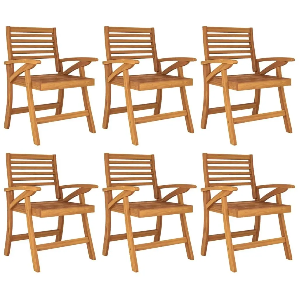 7 Piece Garden Dining Set Solid Wood Acacia 3156863