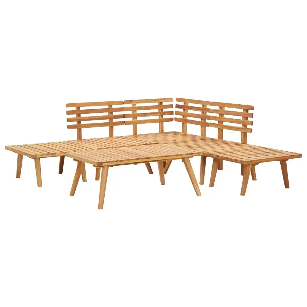 6 Piece Garden Lounge Set Solid Wood Acacia 3092050