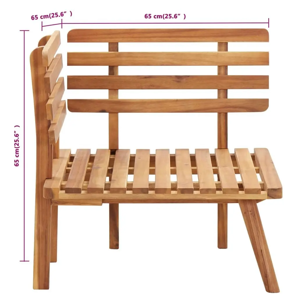 6 Piece Garden Lounge Set Solid Wood Acacia 3092050