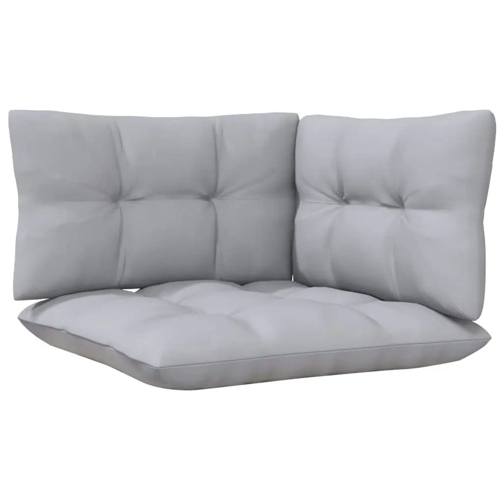 6 Piece Garden Lounge Set with Grey Cushions Pinewood 3096111