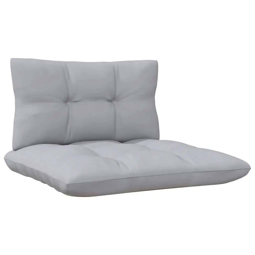 6 Piece Garden Lounge Set with Grey Cushions Pinewood 3096111