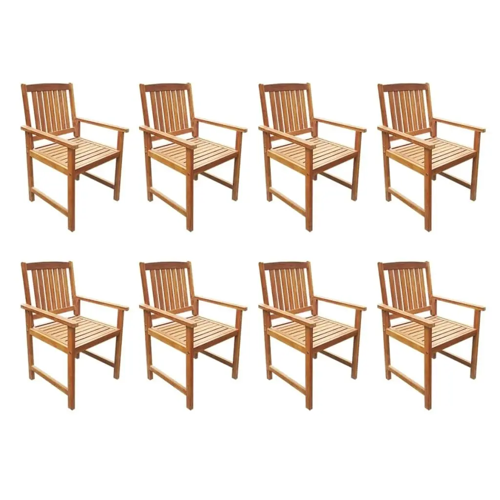 9 Piece Outdoor Dining Set Solid Acacia Wood 42625