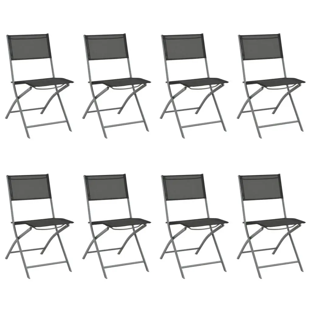 9 Piece Outdoor Dining Set Steel 3073498