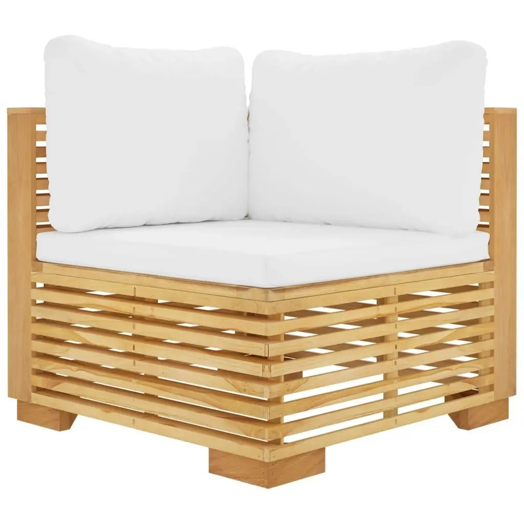 9 Piece Garden Lounge Set with Cushions Solid Teak Wood 3100889