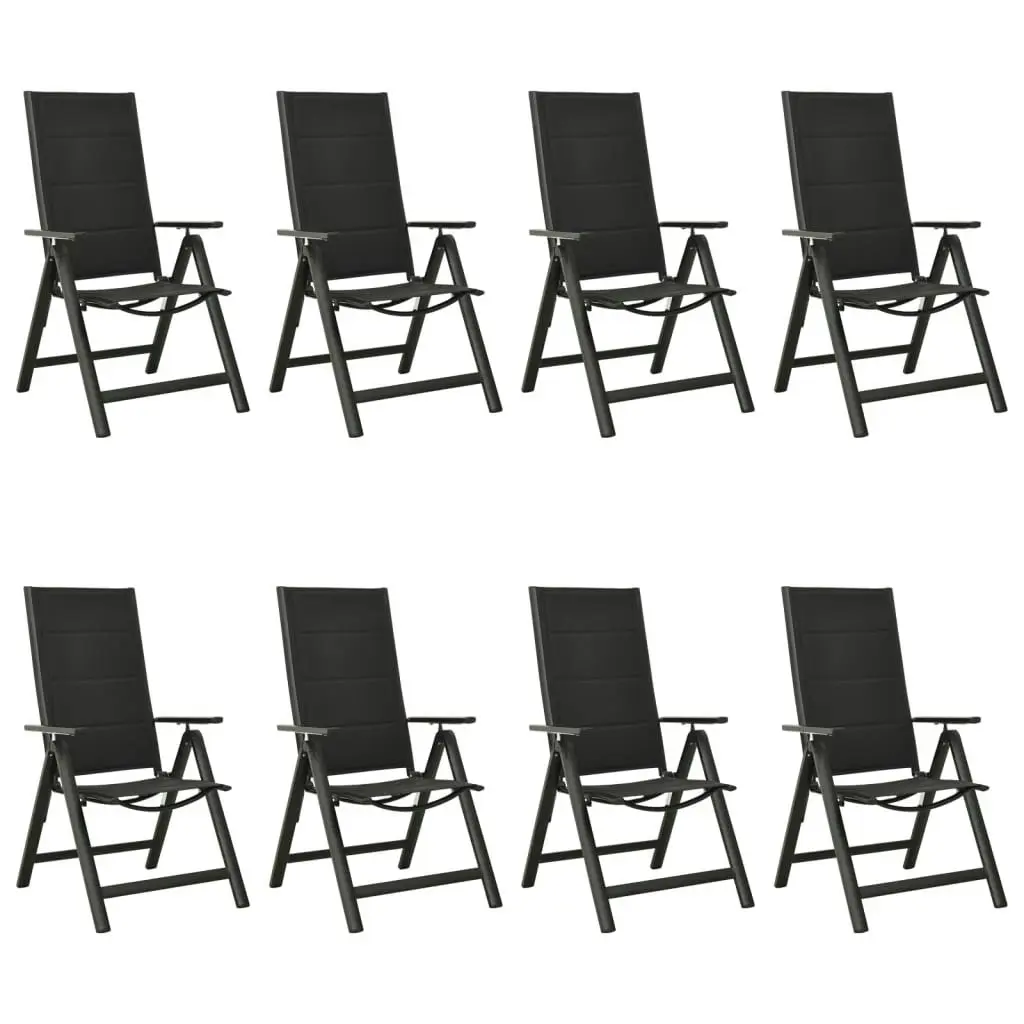 9 Piece Garden Dining Set Aluminium Anthracite 3070642