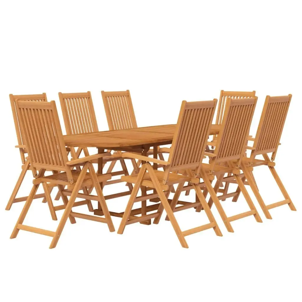 9 Piece Garden Dining Set Solid Wood Acacia 3079640