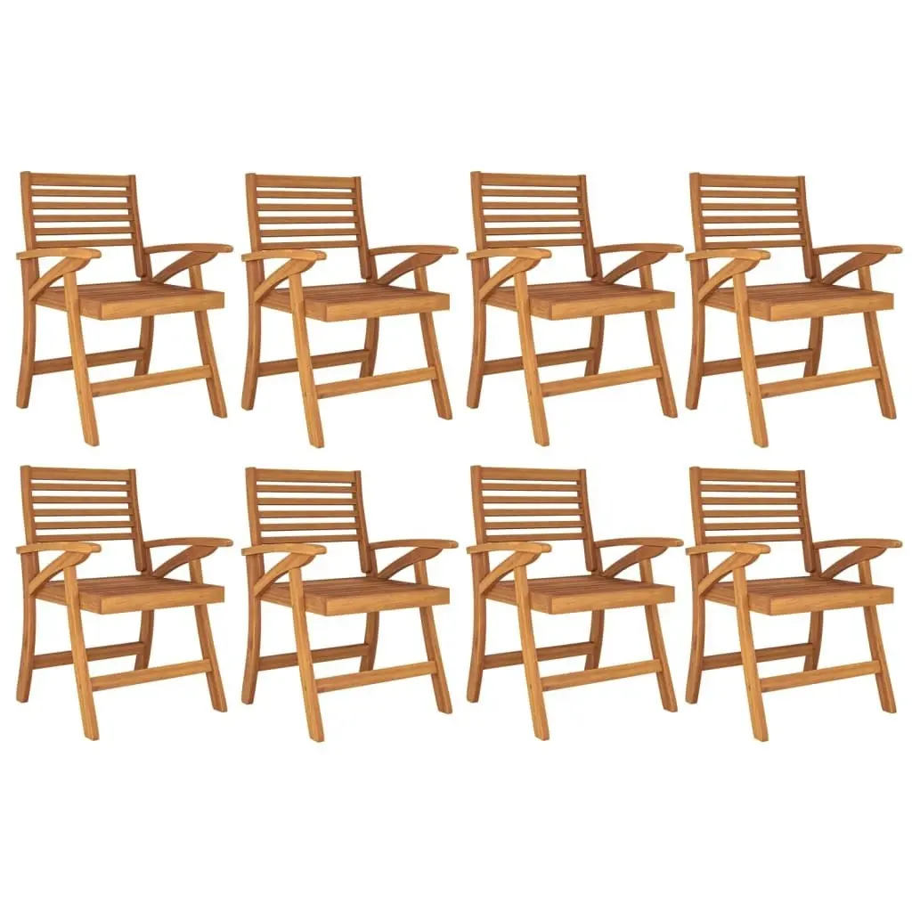 9 Piece Garden Dining Set Solid Wood Acacia 3155465