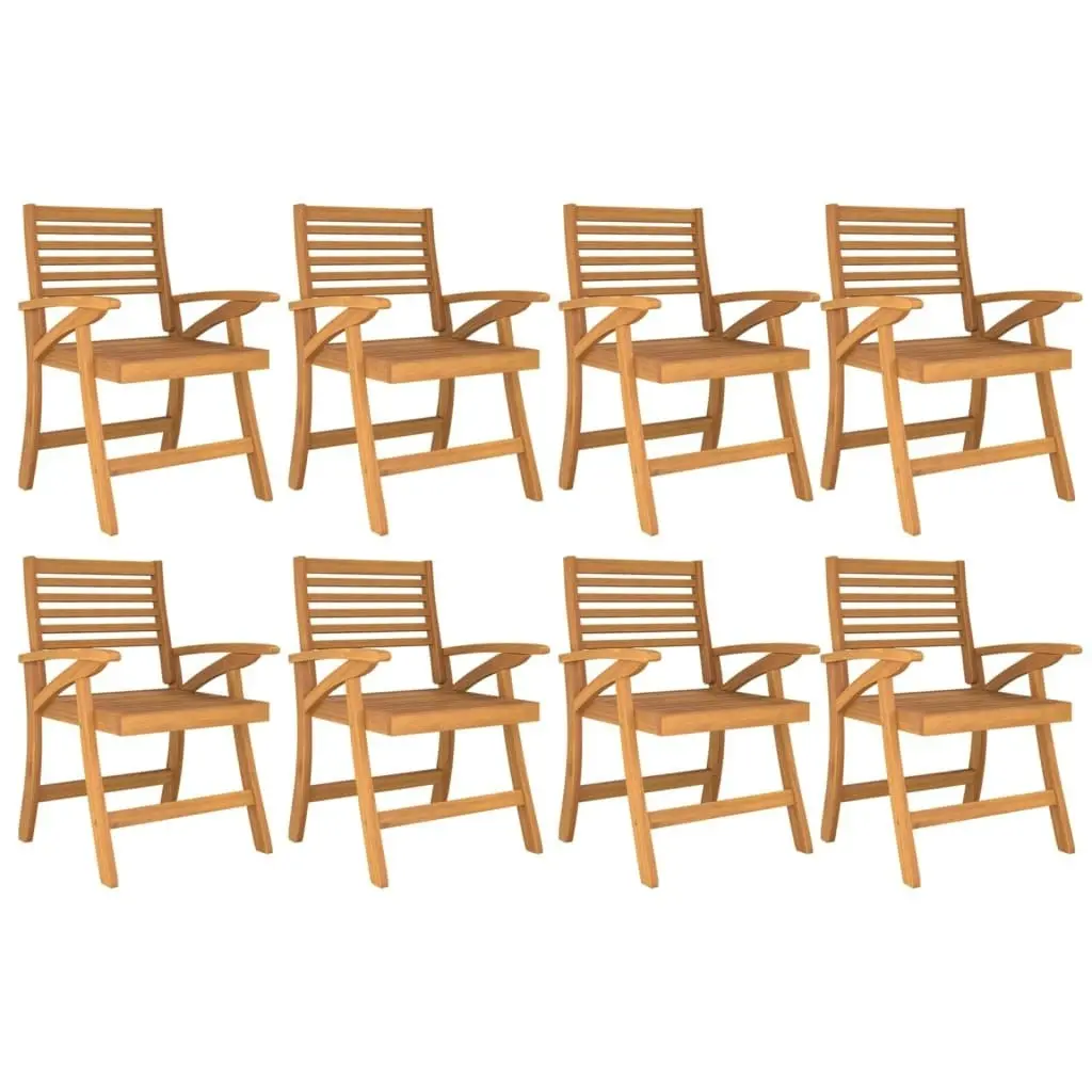 9 Piece Garden Dining Set Solid Wood Acacia 3156867