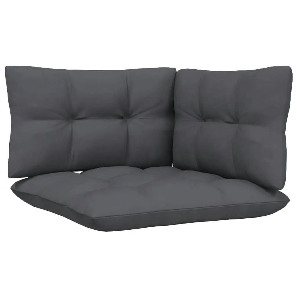 9 Piece Garden Lounge Set with Anthracite Cushions Pinewood 3096066